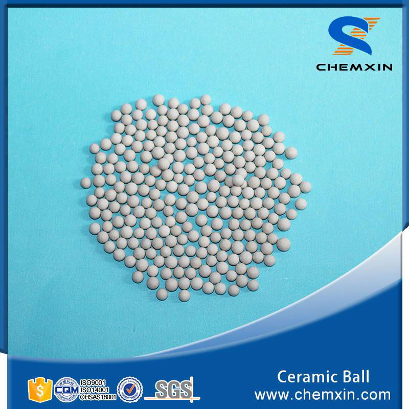 Support media 17% inert ceramic ball for petroleum chemical industries 5