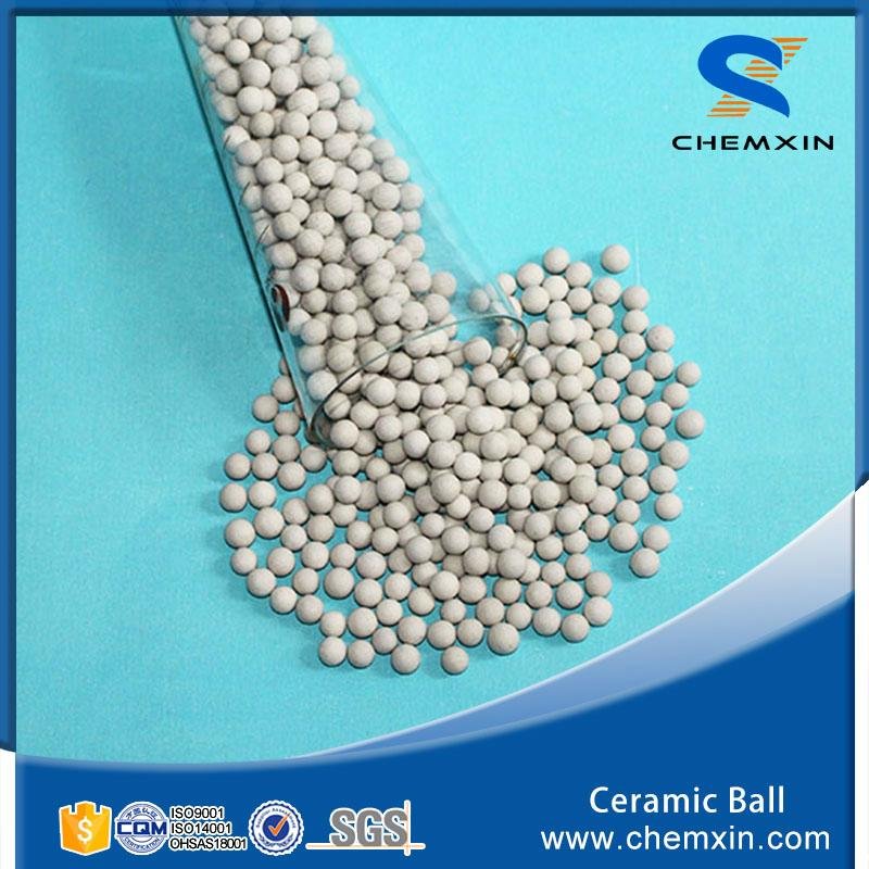 Support media 23% inert ceramic ball for petroleum chemical industries 2
