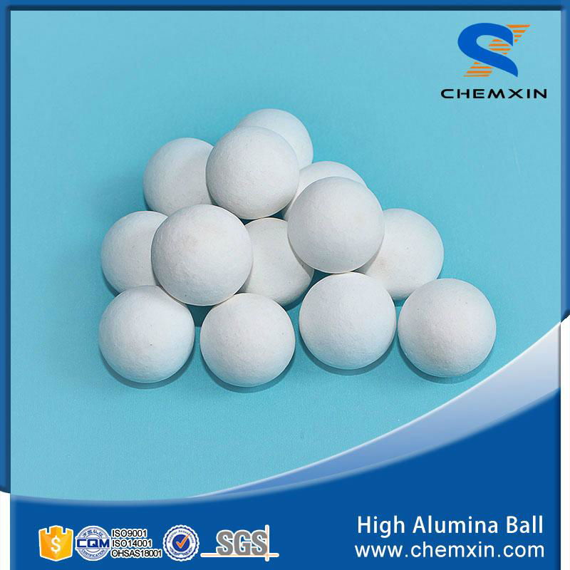 Support media 99% inert ceramic ball for petroleum chemical industries