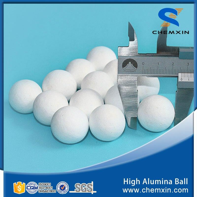 Support media 99% inert ceramic ball for petroleum chemical industries 2