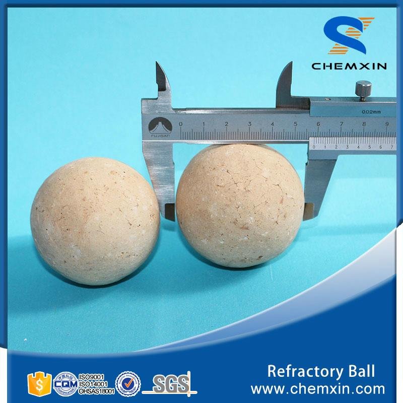 Good refractoriness refractory ball for shift converter 5