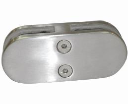 Stainless steeel round shaped 180degree glass clamps 2