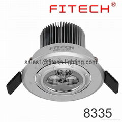 focusable spotlight downlight