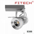 high power bridgelux cob led track light for interior design studio lighting 5