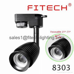 3w commercial cob led track light