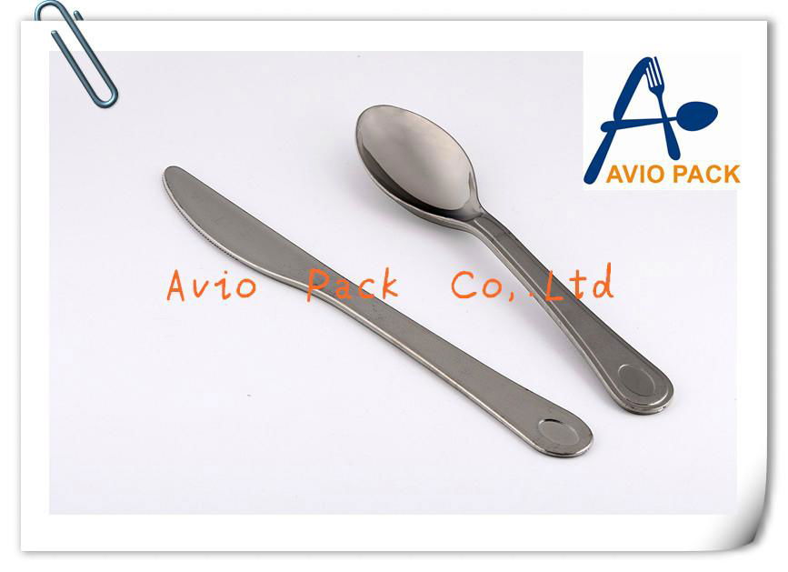 Disposable plastic sliver cutlery 4