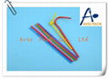 plastic disposable flexible drinking straw 1