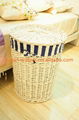 wicker upscale cheap laundry storage basket