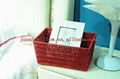 houseware natural paper strip storage basket 1