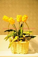 wicker new style flower basket with handle