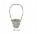 Christmas gifts wicker flower basket with handle 1