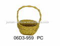 Christmas gifts wicker flower basket with handle 3