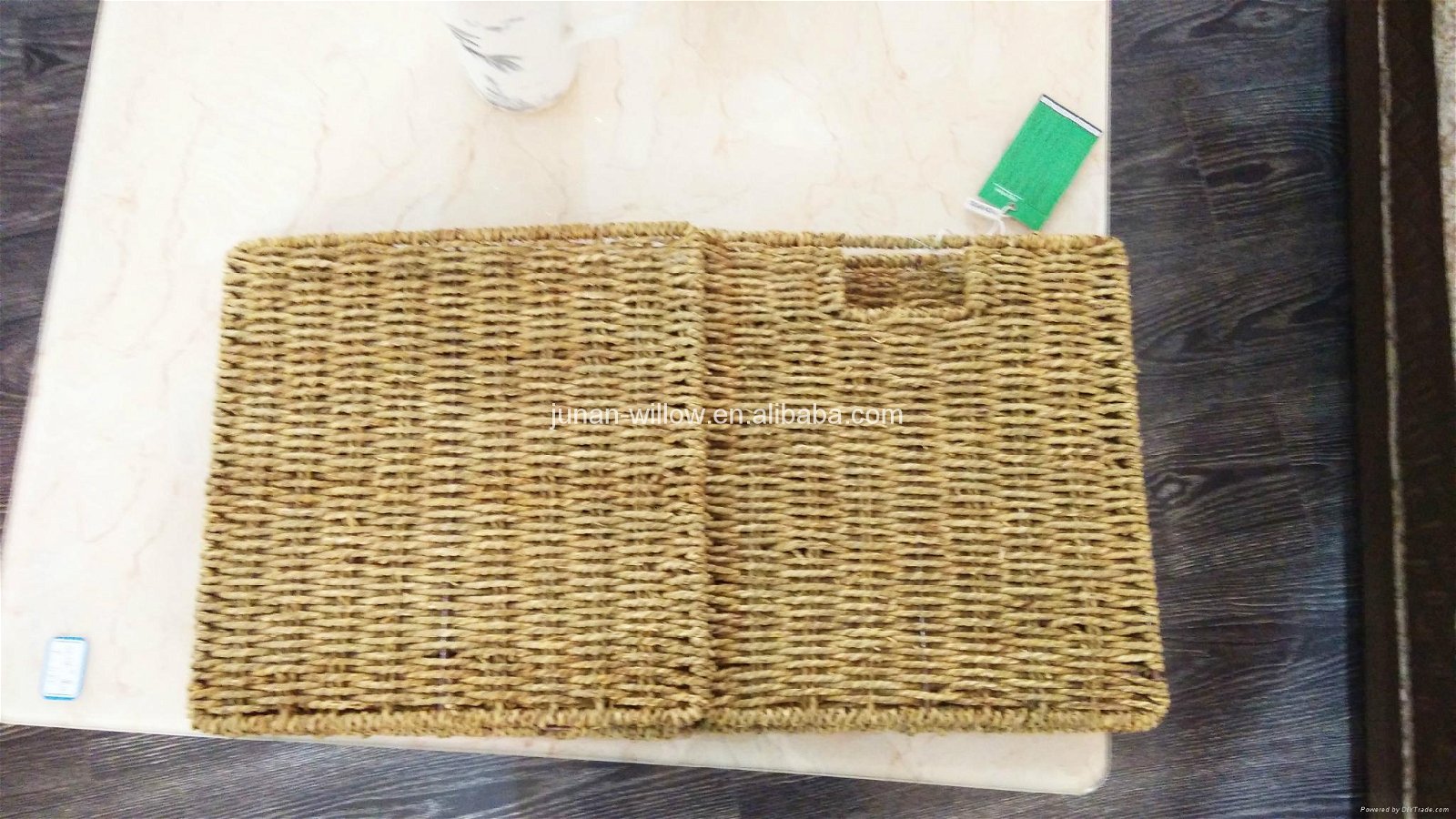 Rustic wholesale crafts seagrass storage basket