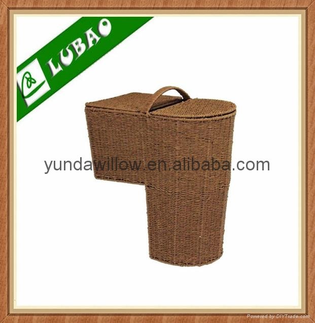 Wholesale Stair Step Seagarss Laundry Storage Basket With Handle
