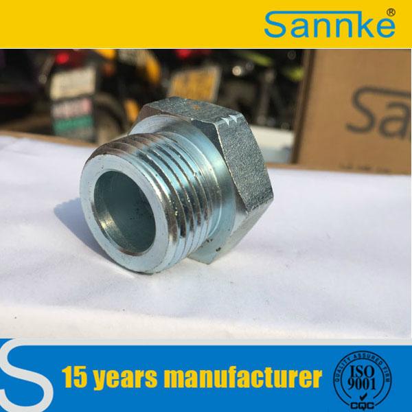 Stainless steel BSP Male hydraulic plug fittings with Oring EG