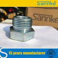 Stainless steel BSP Male hydraulic plug fittings with Oring 2