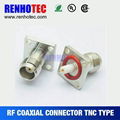 2016 hot Online Shopping Straight Flange Female TNC Connector for 5D-FB