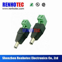 2.1 X 5.5mm CCTV Camera DC Power Female Jack Connector