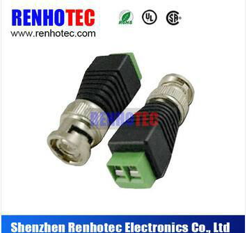 BNC to DC Power Plug Connector for CCTV Camera System