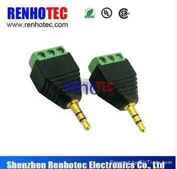 3.5mm Stereo Plug DC Power Connector Mono Plug Adapter