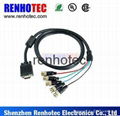 CCTV RGB VGA D SUB DB 15 Pin to 5 Male BNC Coaxial Connectors Cable 1