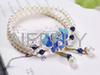 2016 New Arrival NEFFLY 925 Sterling Silver Gorgeous 5mm Fresh Water Pearl lapis