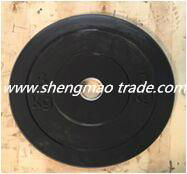 olympic barbell plate  black