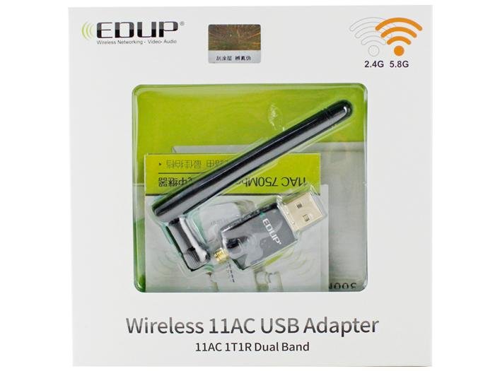 New arrival high quality dual band 11ac wireless adapter 600mbps wifi dongle   4