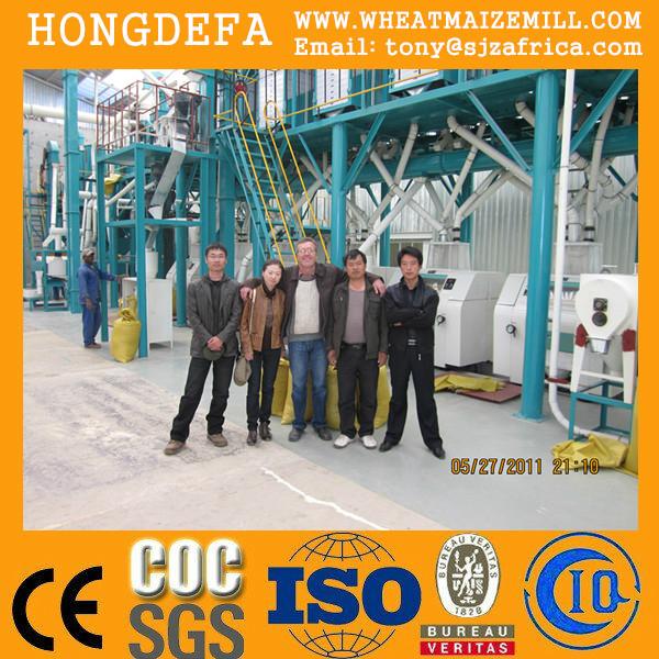 Sifted Maize Flour Milling Machine in Kenya 30t/24h HDF (China