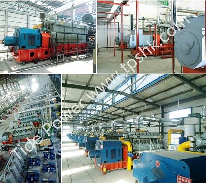 Syngas generator set biomass gas generator set Zibo syngas generator set