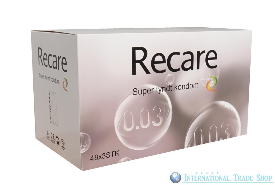 RECARE condoms in 3er packs super thin sheath rubber sex protection Kondome