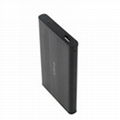 USB 2.0 2.5 inch Aluminum SATA HDD Case Hard Disk Drive External Enclosure 3