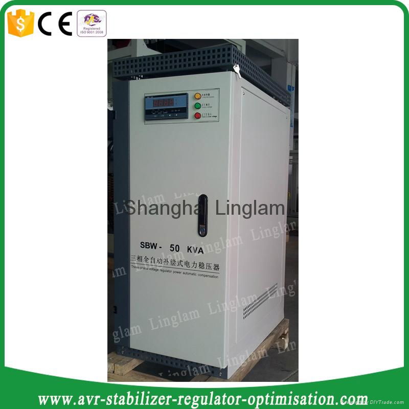 3 phase 50kva industrial ac voltage stabilizer 3