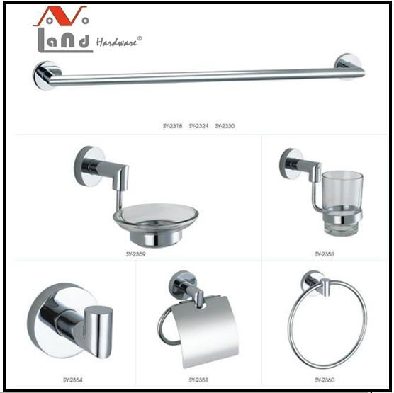 2016 High Quality Brass Material Towel Bar, Robe Hook,  Bathroom Accessories Set