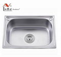 201 Stainless Steel Single Bowl Kitchen Sink with Size 600*450*220mm
