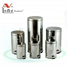 40L High Quality Stainless Steel Pedal Dustbin with Inner Plastic Bucket