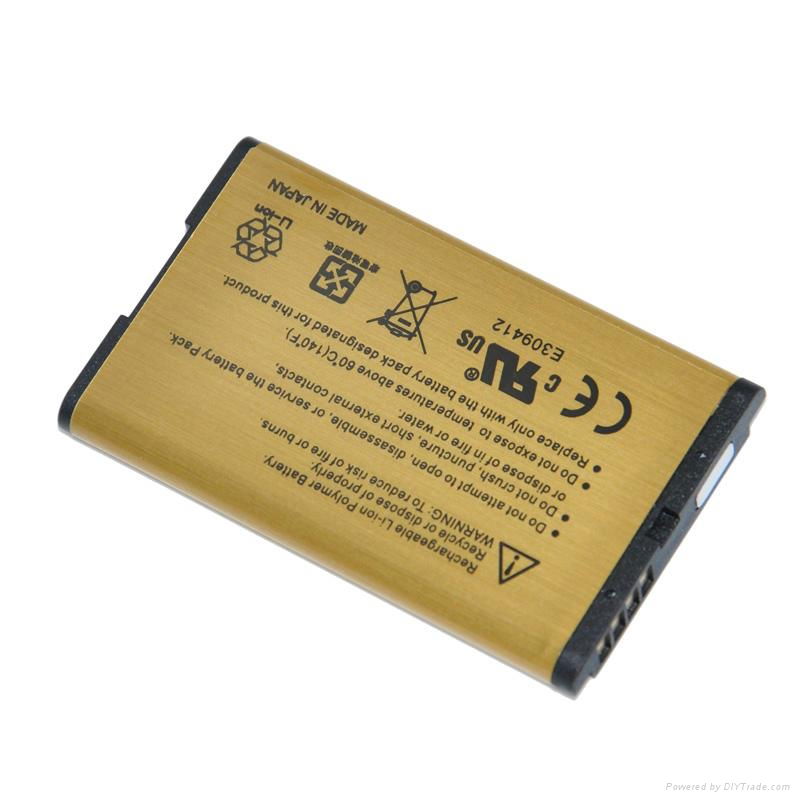 High capacity 2430mAh Gold battery C-S2 For BlackBerry Curve 8530,Curve 8520 3