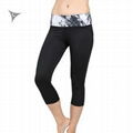 Printed double waist quick-drying sweatpants