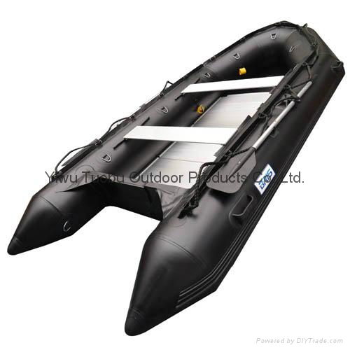 1.2mm PVC 3.8M Inflatable Boat Inflatable Fishing Boat Raft Dinghy Yacht Tender  3