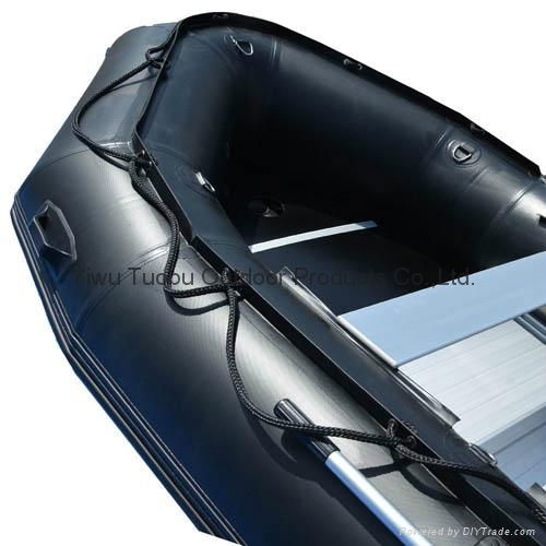 1.2mm PVC 3.8M Inflatable Boat Inflatable Fishing Boat Raft Dinghy Yacht Tender  5