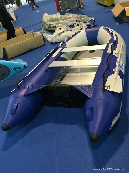 3.0M Inflatable Boat Inflatable Dinghy Yacht Tender Raft With Aluminum Floor 