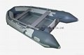 14.1 ft Roll Up Inflatable Boat Aluminum Floor Dinghy Yacht Tender Fishing Raft