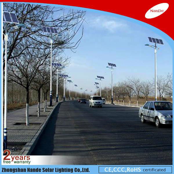 15W solar power led street light with whole system 5