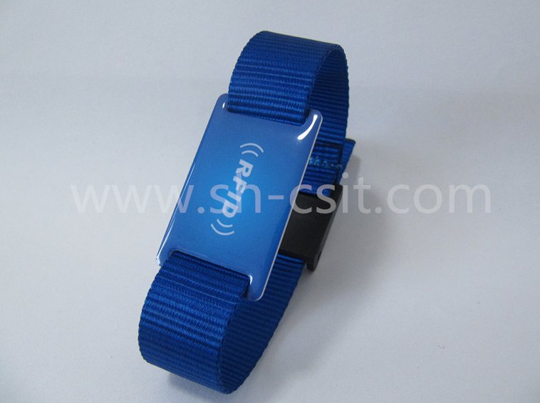 RFID wristband nylon PVC silicone disposable 2