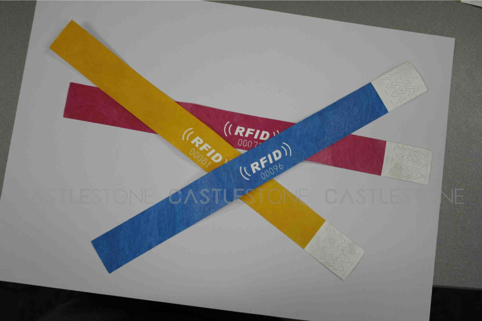 RFID wristband nylon PVC silicone disposable 4