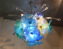 Modern blow glass art chandeliers 