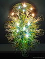 noble glass chandelier and crystal glass chandelier and Exquisite Hand-blown Art 4
