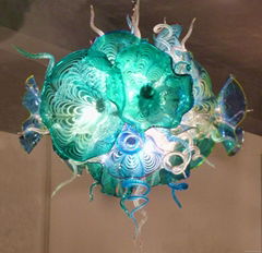 hotel glass art decorating light glass decoration crystal chandelier
