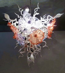 blown glass art lighting contemporary glass chandelier