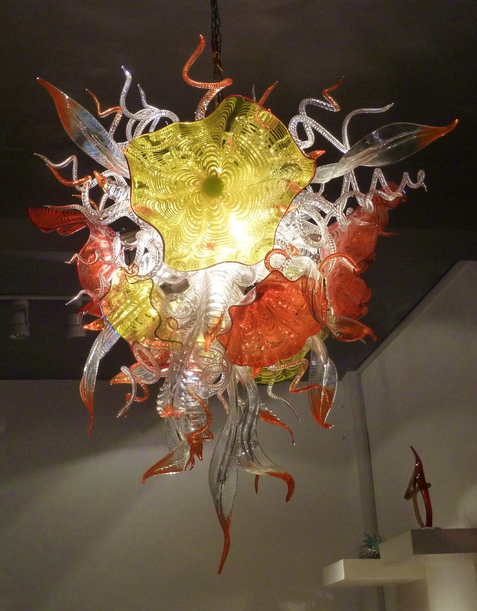 blown glass art lighting contemporary glass chandelier XO2016121